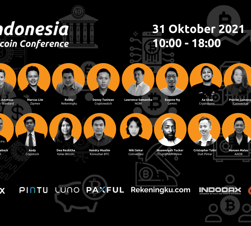 Konferensi Virtual Khusus Bitcoin Pertama di Indonesia akan diselenggarakan di bulan Oktober